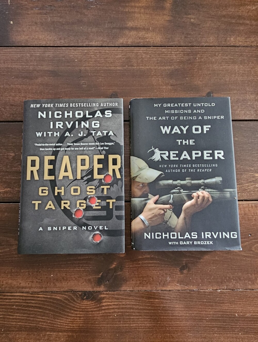 Reaper. Ghost Target & Way of The Reaper by Nicholas Irving with Gary Brozek Lot